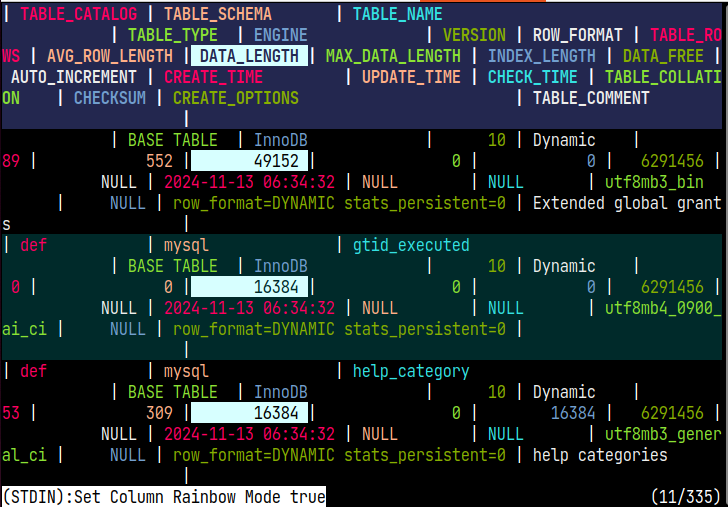 ovカラムレインボー