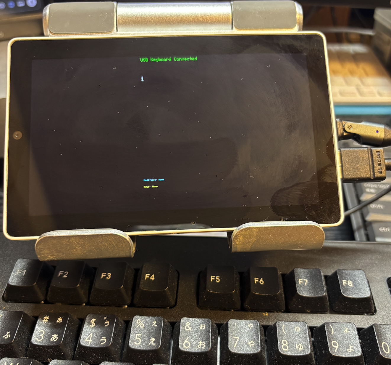 USBキーボードデモ