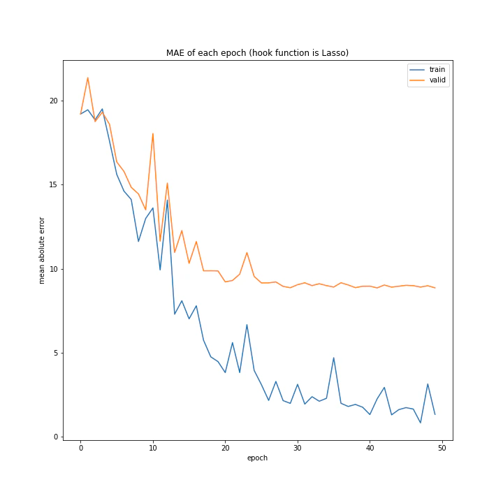 MAE of each epoch (hook function is Lasso).png