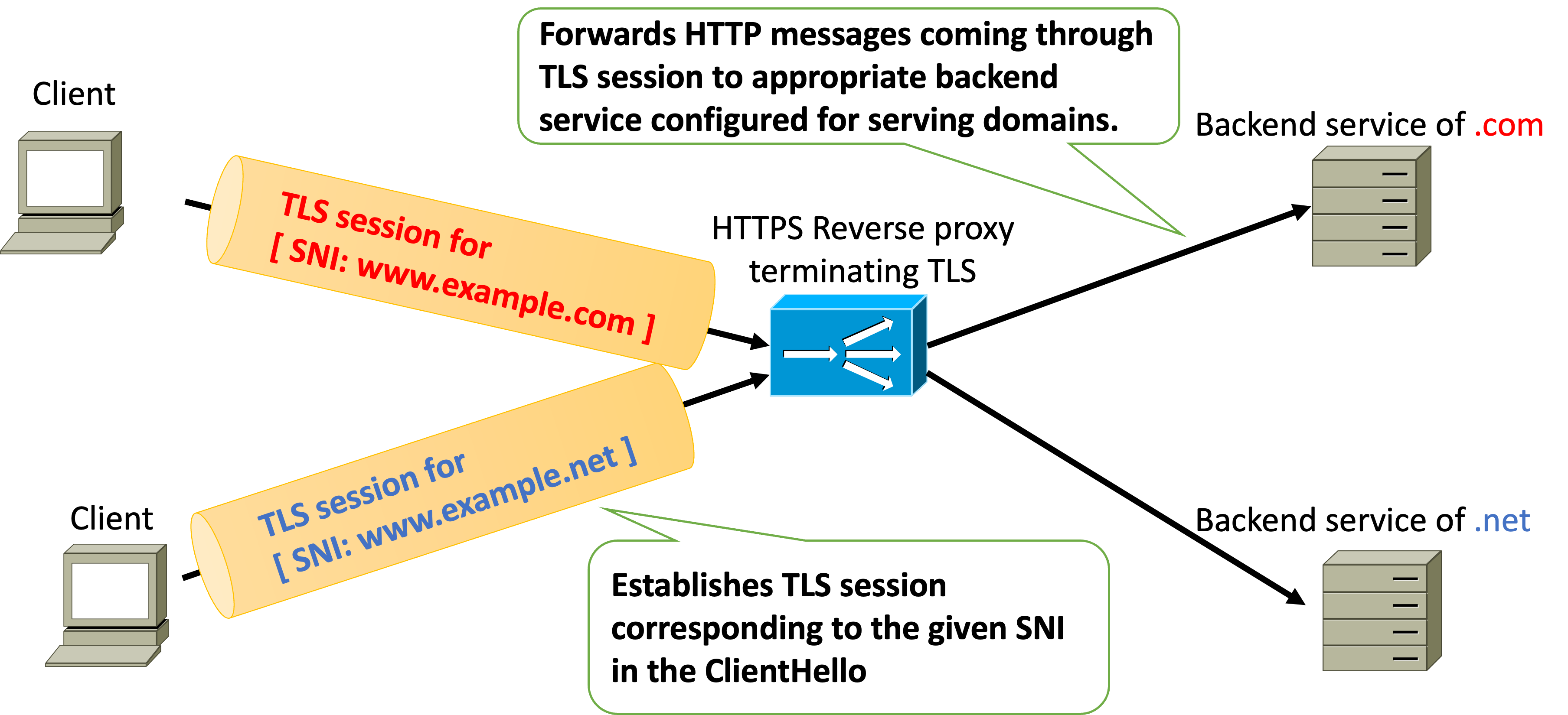 HTTPS Reverse Proxy for Multi Doamin Hosting