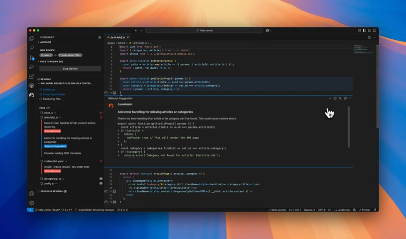 How to do AI Code Reviews in VS Code _ CodeRabbit 3-14 screenshot.png