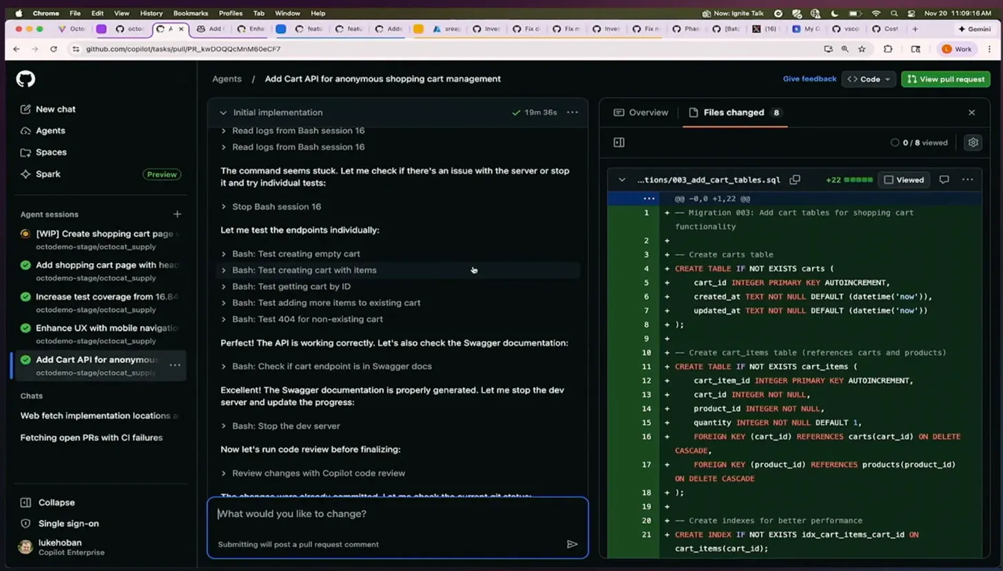 エージェントによるコード生成とレビュー