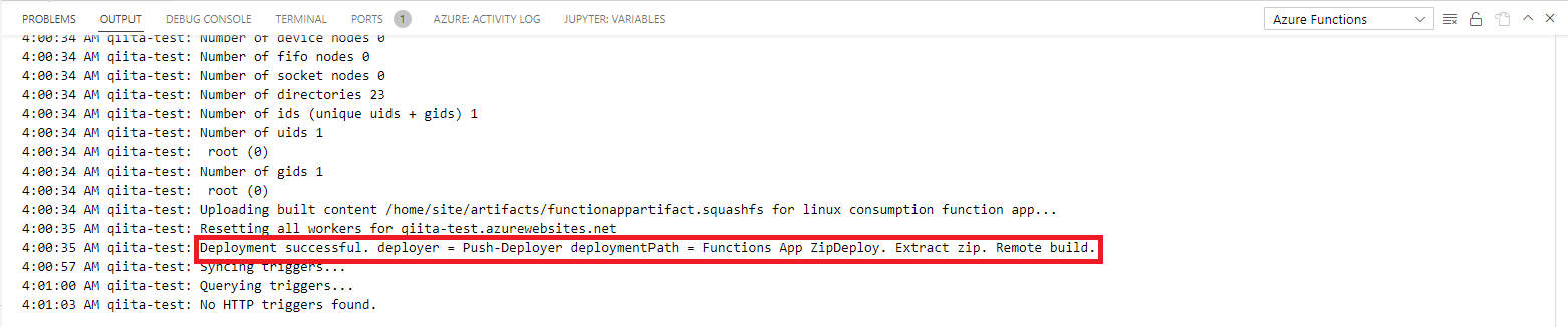 Azure Functionsデプロイ完了.PNG