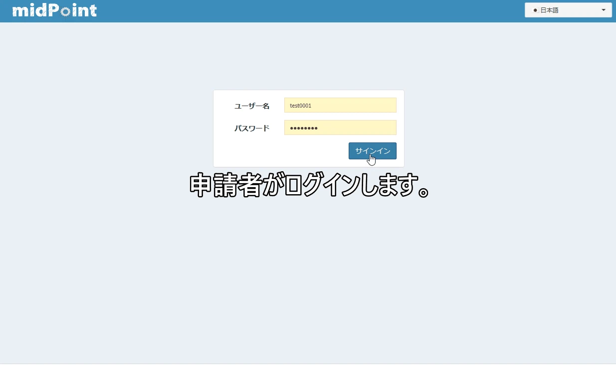 アクセス要求