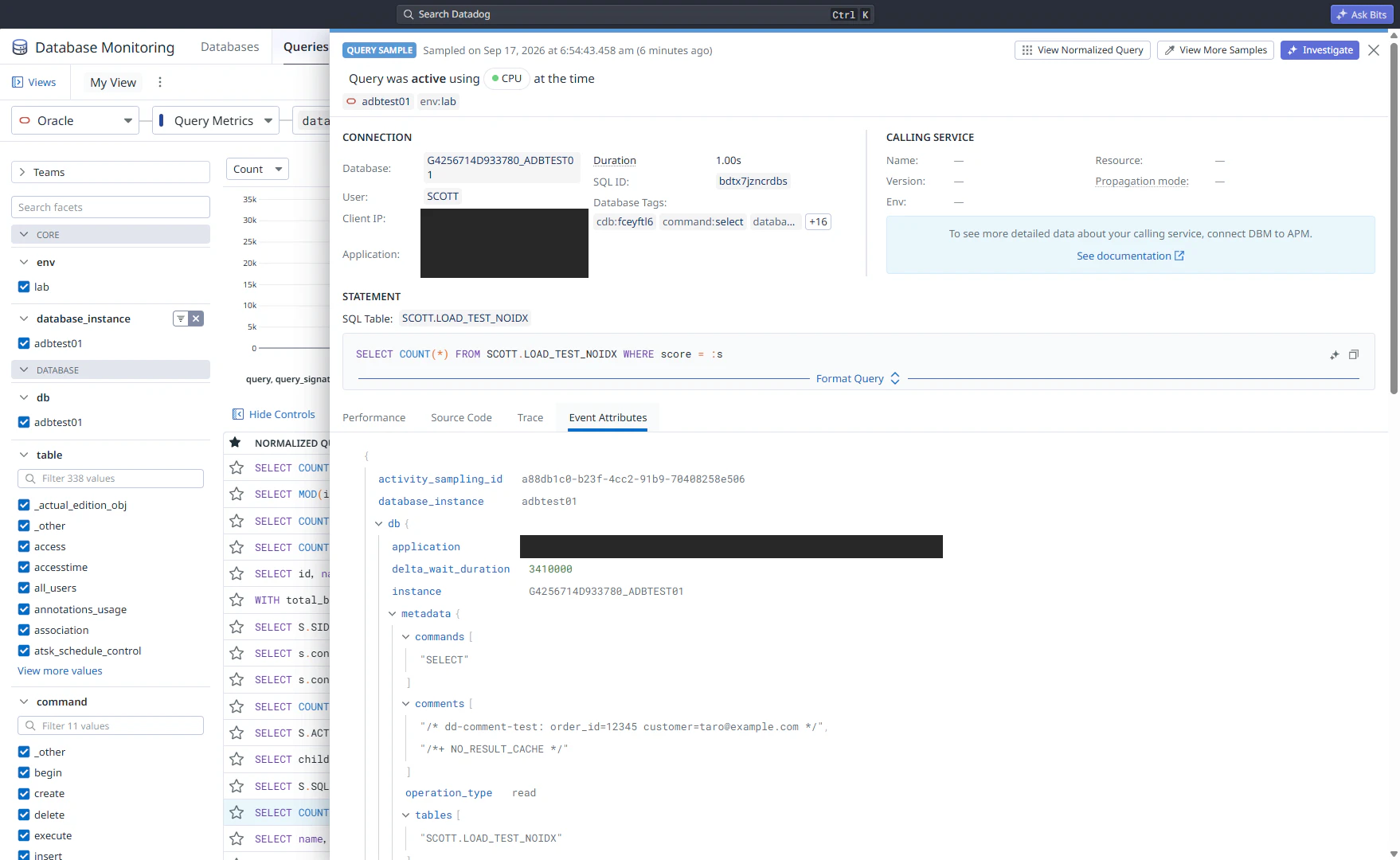 図 11: コメント付き SQL のサンプル。テスト用に入れたメールアドレスがそのまま届いている