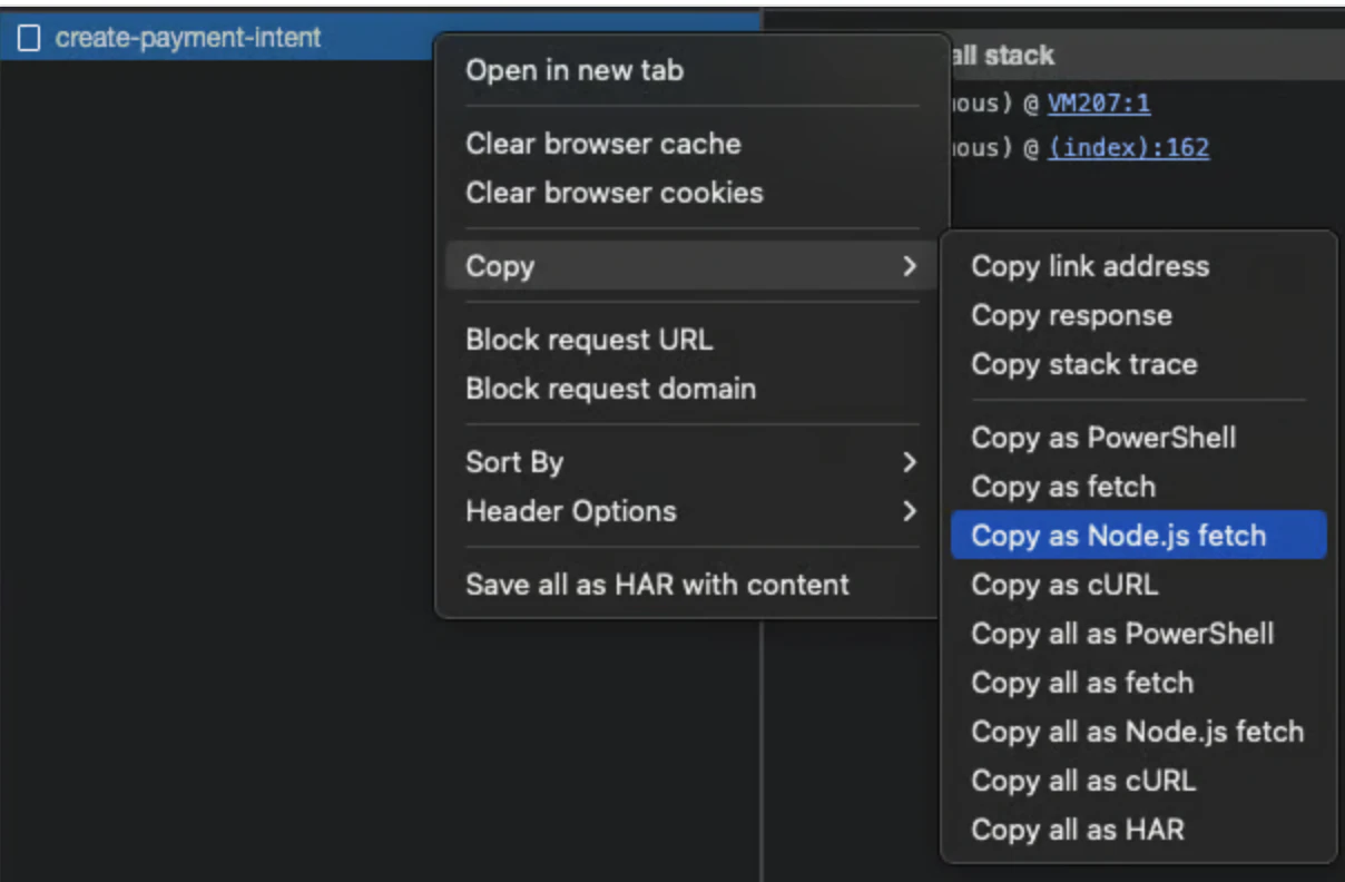 Chrome の開発者ツールを使えば、リクエストをコピーして何度でも再生できます