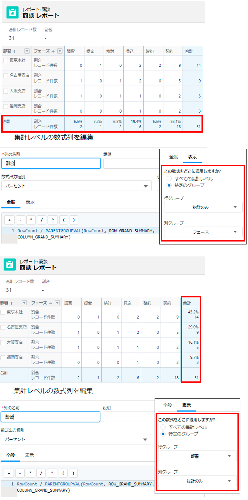 Salesforce_PARENTGROUPVAL_合計にだけ割合を表示させたい.png