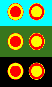 背景色に埋もれない敵弾 背景色に埋もれない敵弾