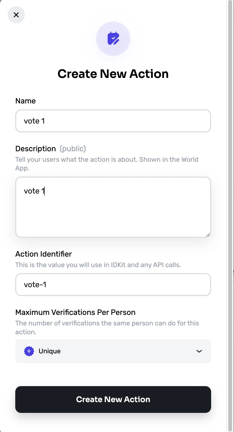 create new app