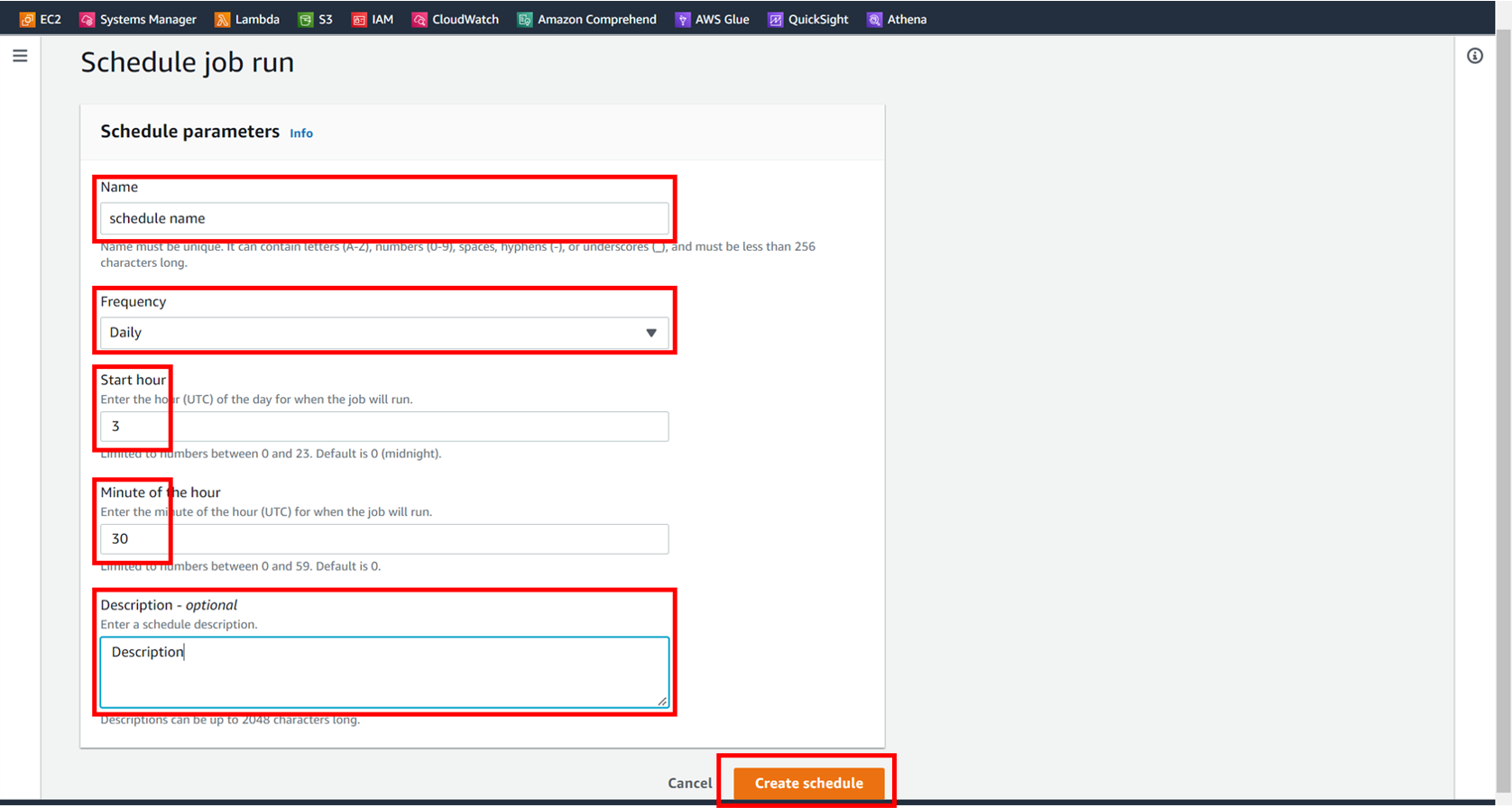 Glue Schedule 設定.png