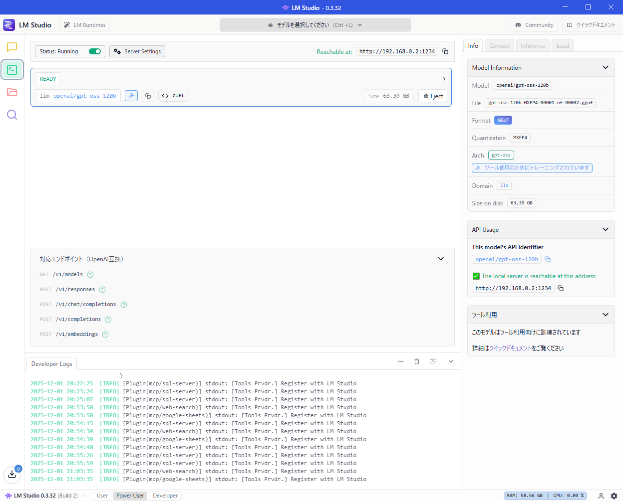 LMStudio_Developer_Server Settings.png