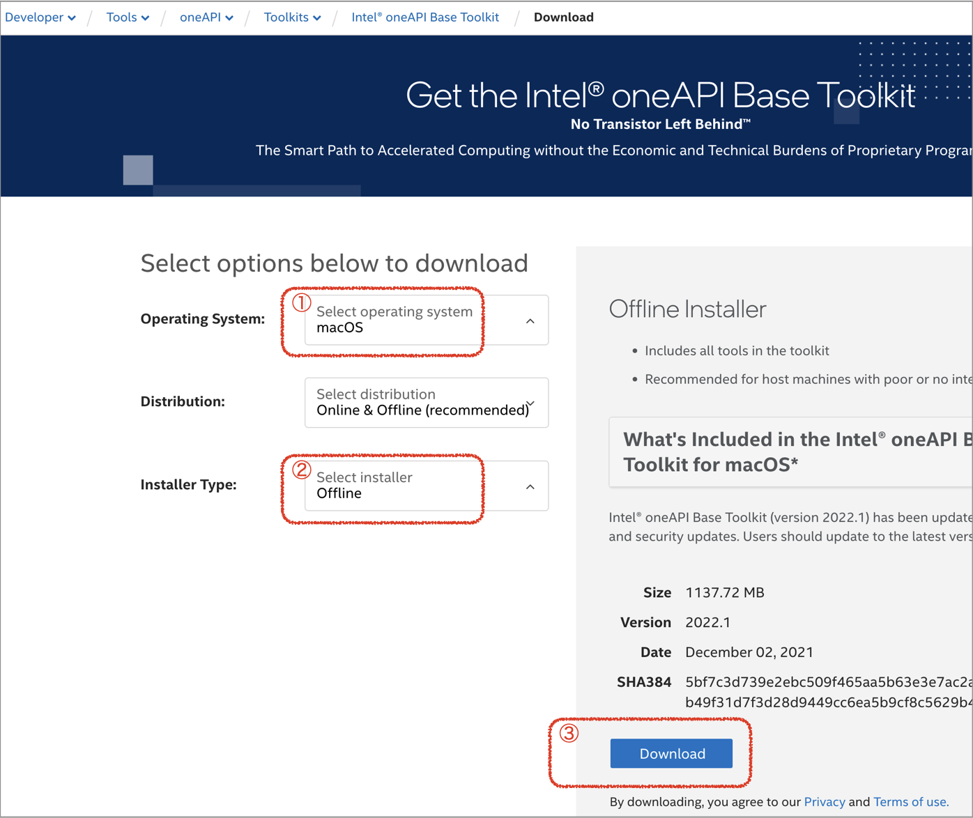 Get the Intel® oneAPI Base Toolkit