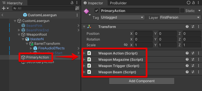 レーザーガンのカスタム