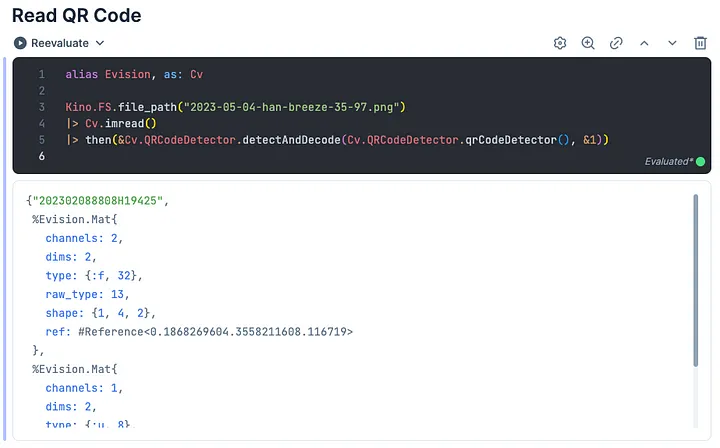 画像内のQRコードを検出してデコードするの図