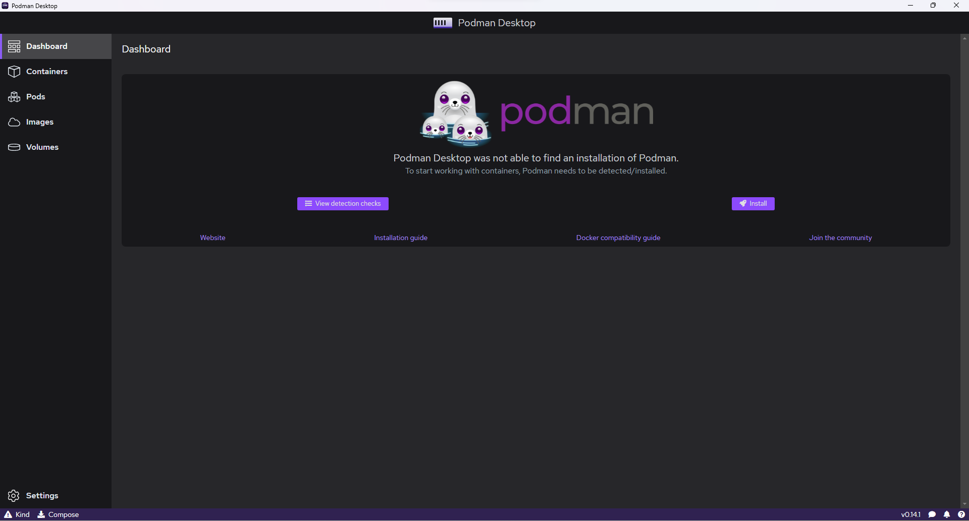 003_Podman_Desktop_TopPage.png