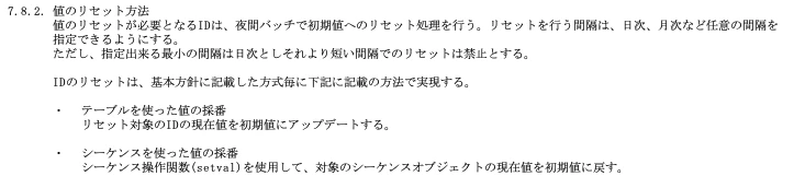 値のリセット方法