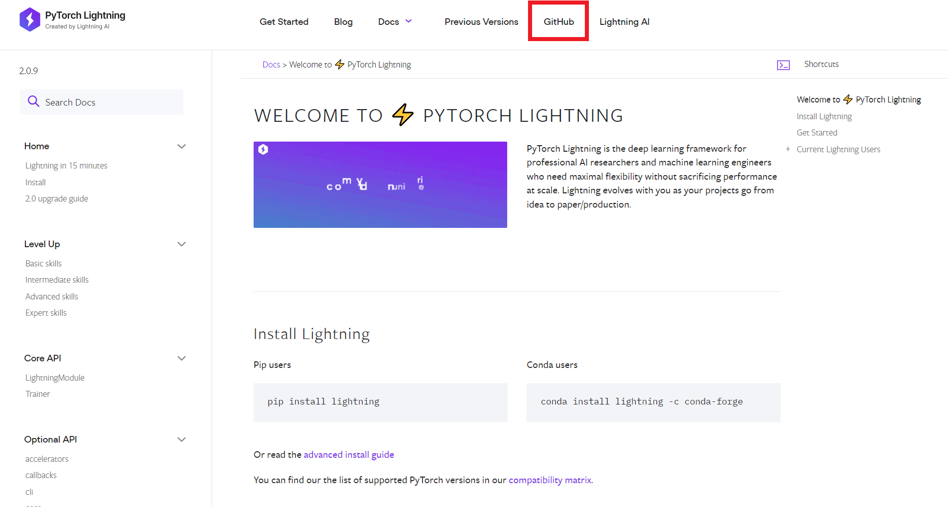 Welcome to ⚡ PyTorch Lightning — PyTorch Lightning 2.0.9 documentation - Google Chrome 2023_09_19 18_26_55.png