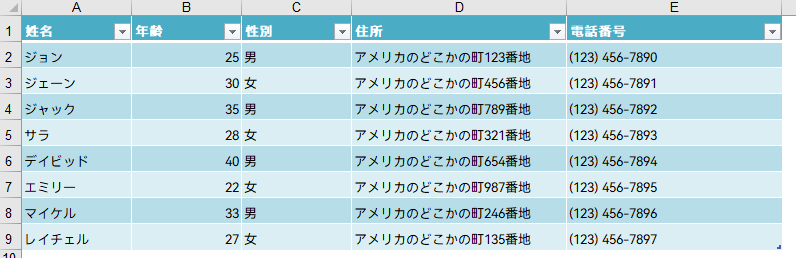 XMLファイルとExcelスプレッドシートの相互変換