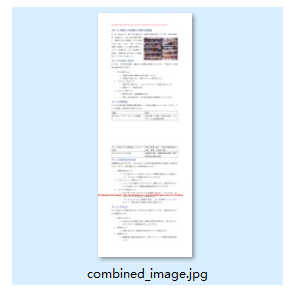 Word文書を長い画像に変換