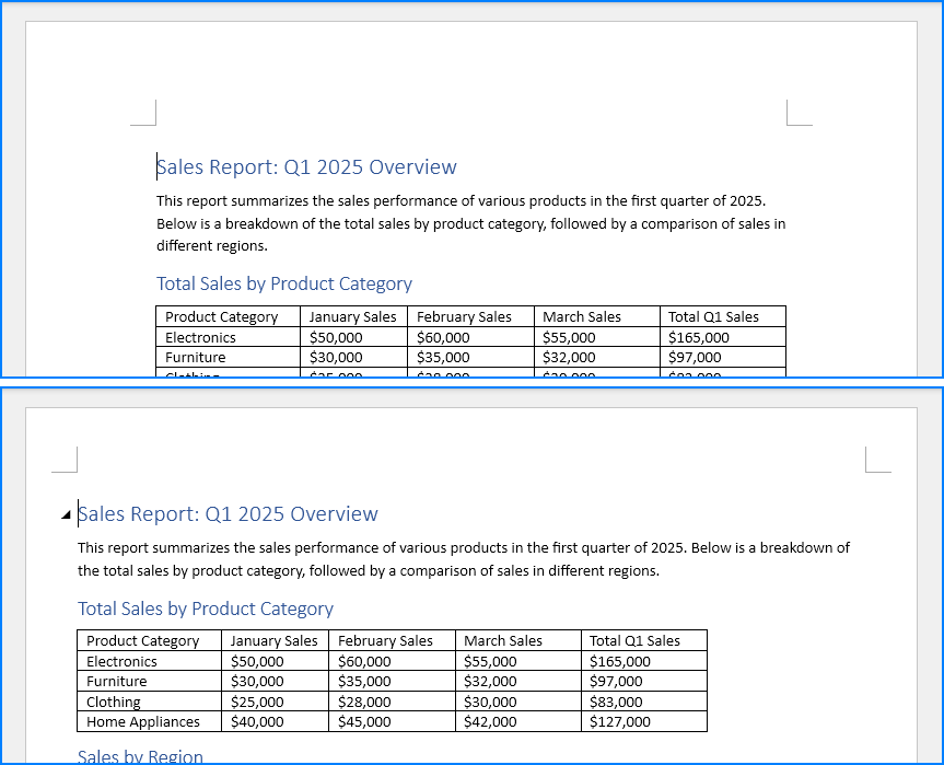 PythonでWord文書の余白を変更した結果