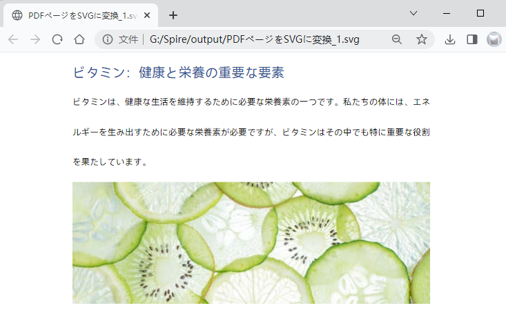 各PDFページをSVGファイルに変換