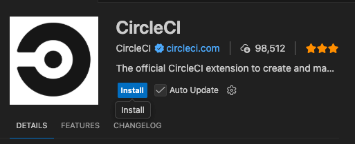 VS Code拡張機能のインストール画面