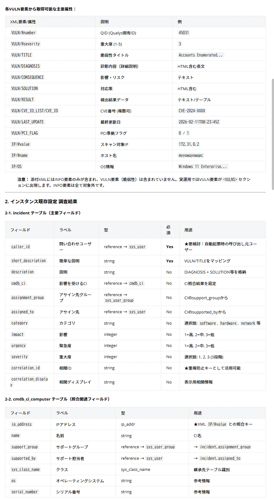設計提案書:XML構造分析と既存テーブル調査