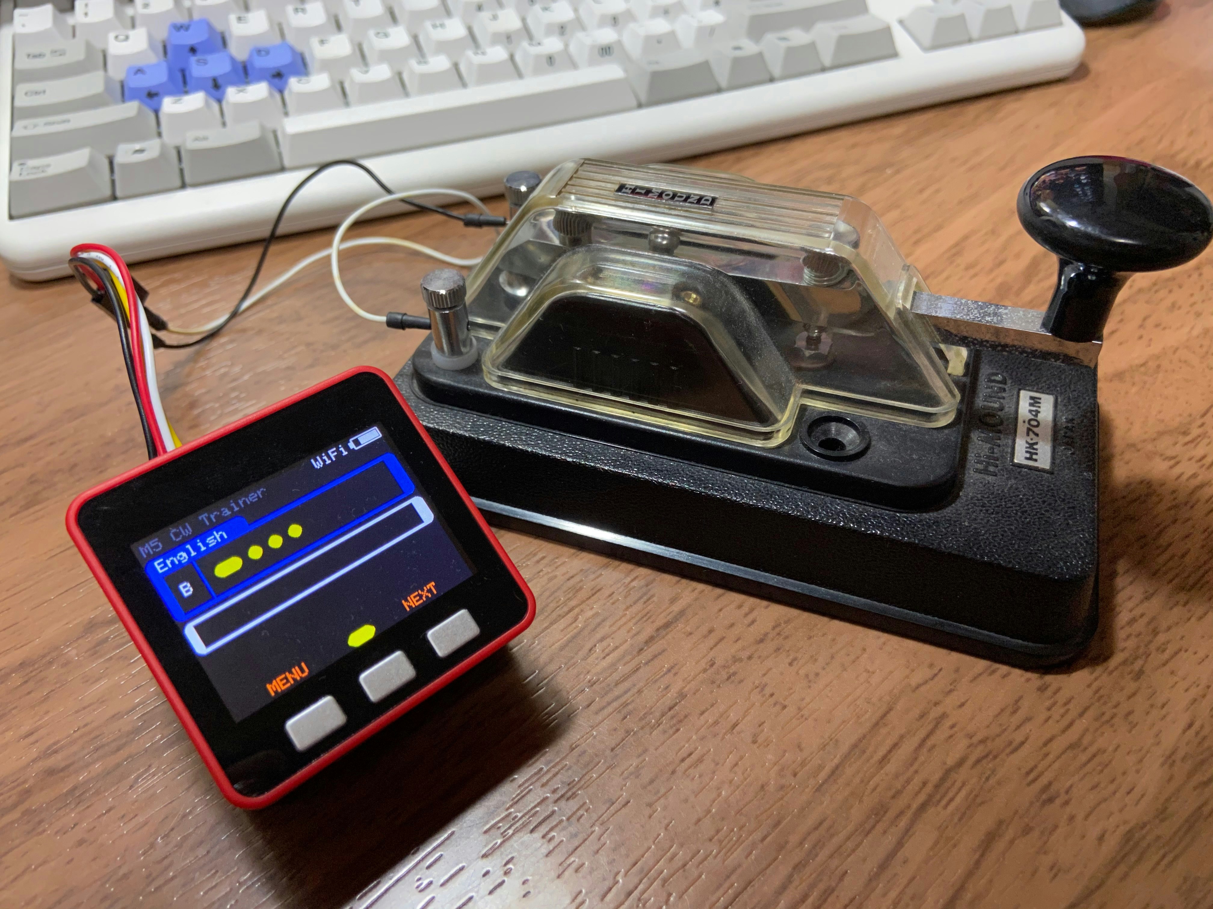 M5stackでモールス信号練習機を作ってみた Qiita M5stackでモールス信号練習機を作ってみた Qiita