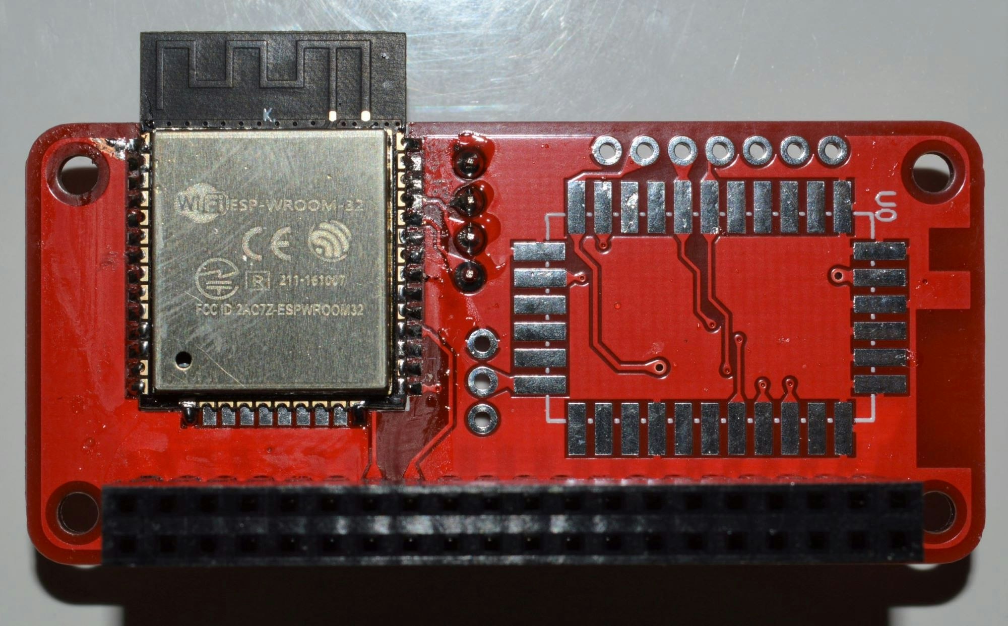 Wi-Fi/BLE Lora アダプタ 裏面