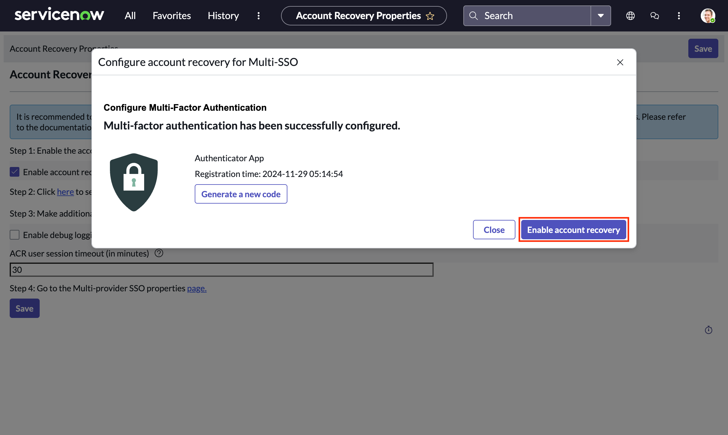 FireShot Capture 014 - Account Recovery Properties - ServiceNow - dev199945.service-now.com.png