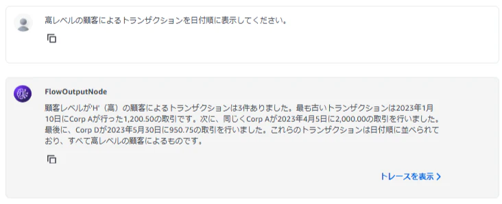 テスト結果