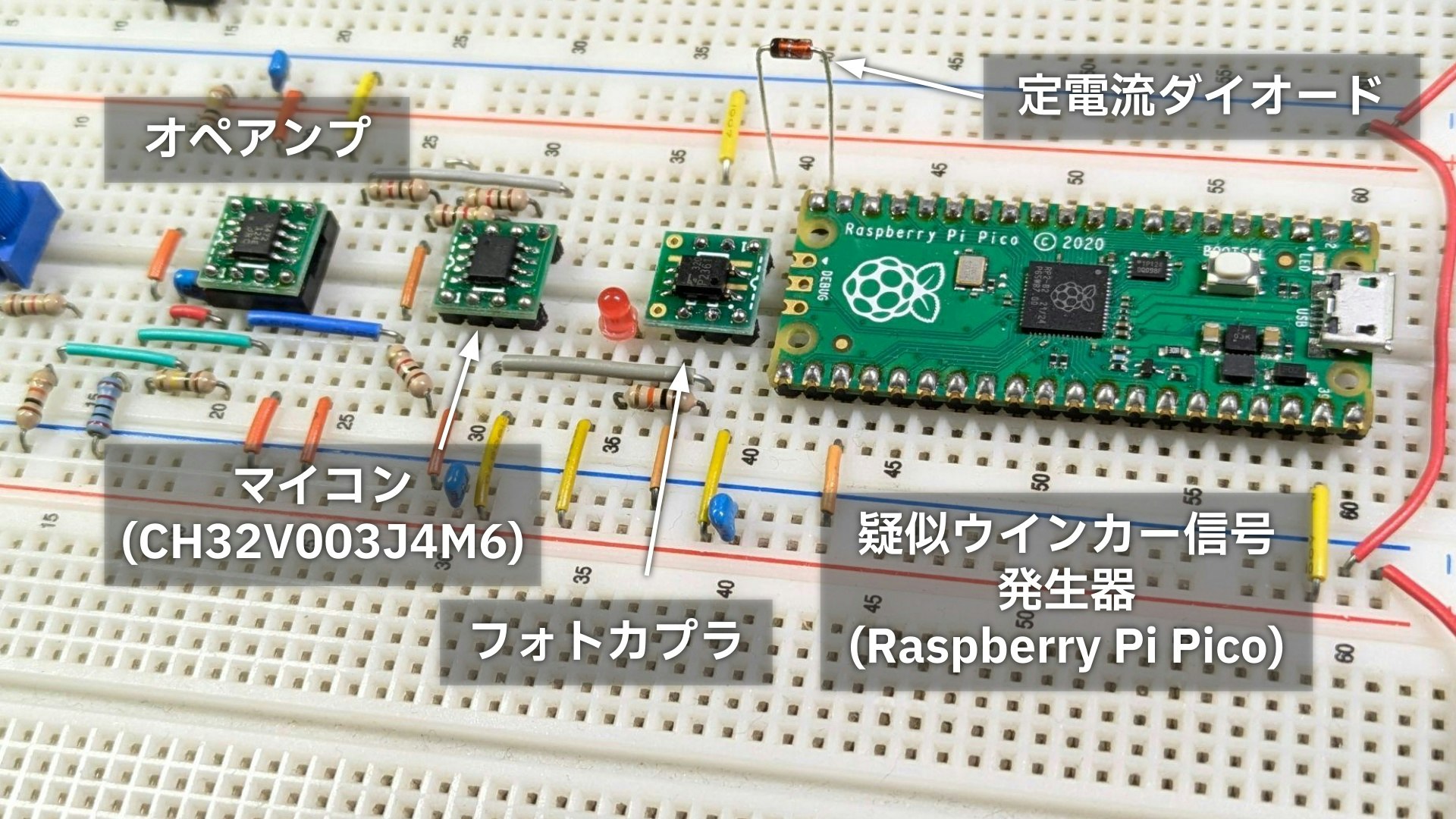 信号発生器で実験