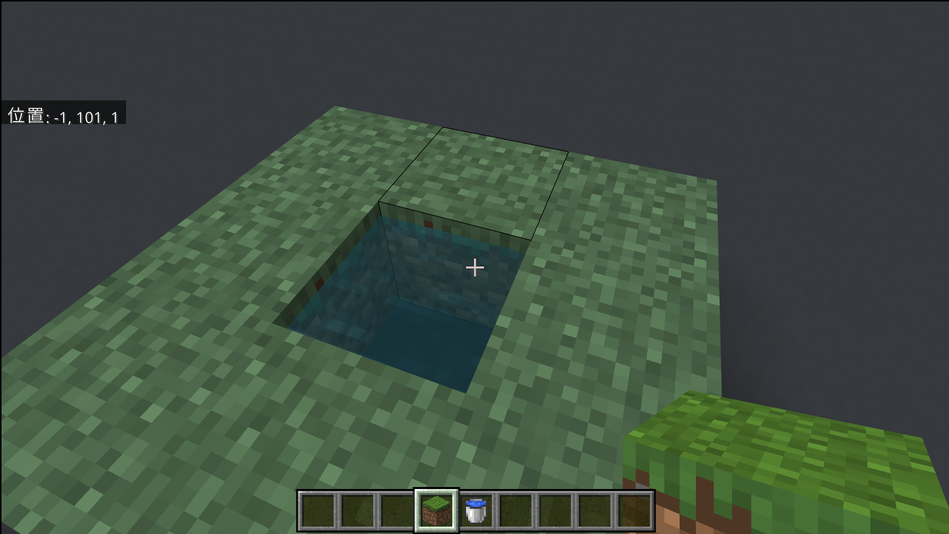 バイオーム確認