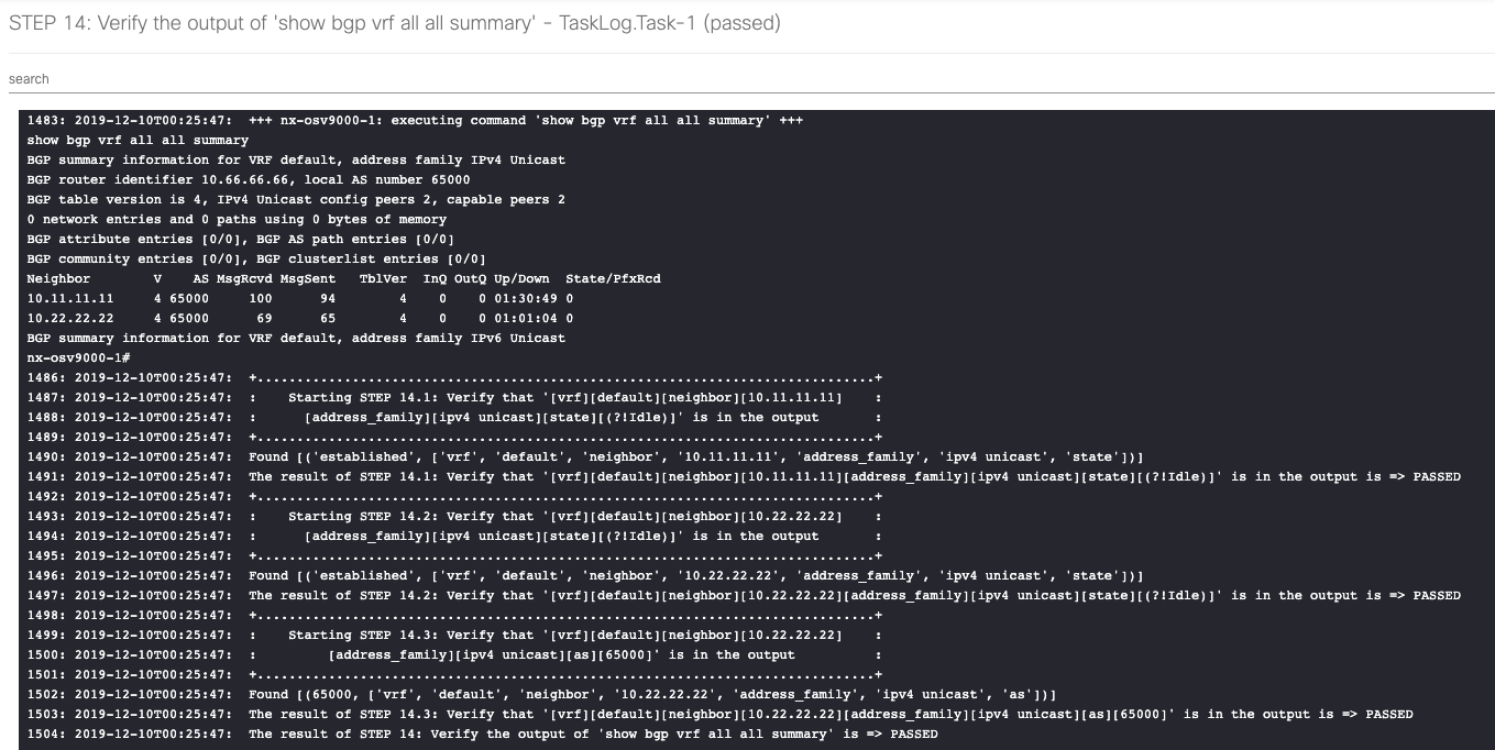 Pyats Genieの隠れ必殺技blitzを用いて高速自動化テスト作成 Qiita