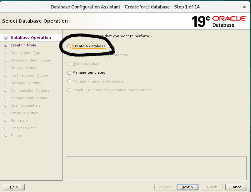 Oracle Database Install