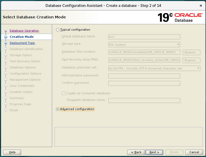 Oracle Database Install
