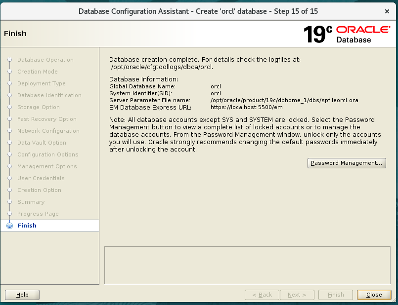 Oracle Database Install