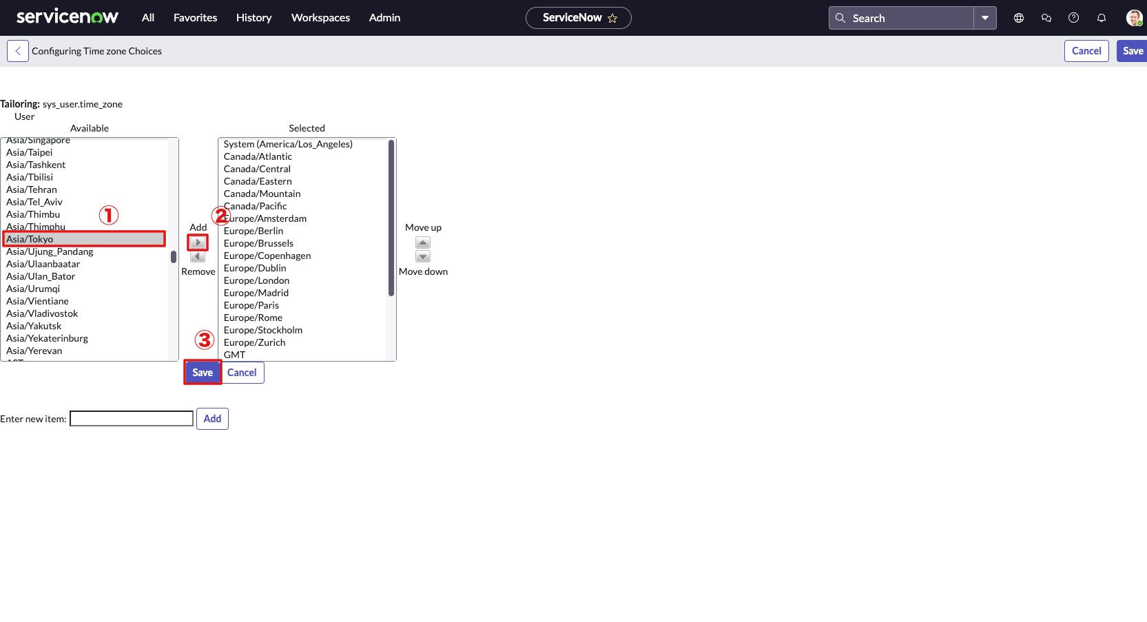 Configuring Time zone Choices画面 getPDI034.png