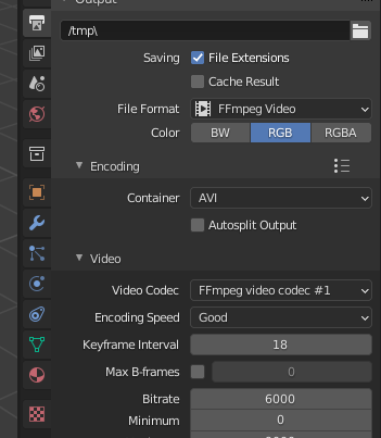 レンダーの設定メニュー。File Format, Container, Video Codecというのがある。
レンダーの設定メニュー。File Format, Container, Video Codecというのがある。