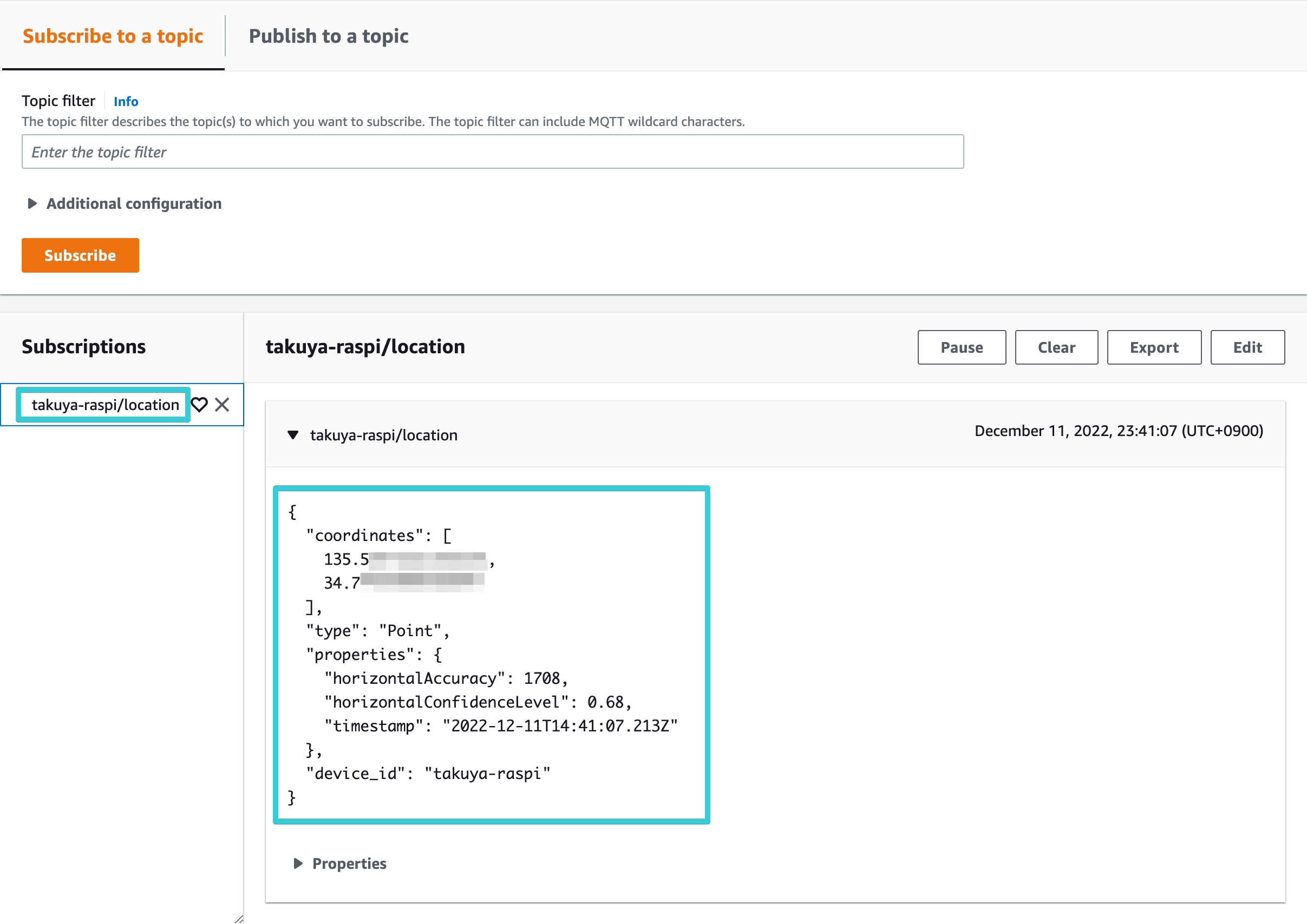 AWS IoT - MQTT test client 2022-12-11 23-41-32.png