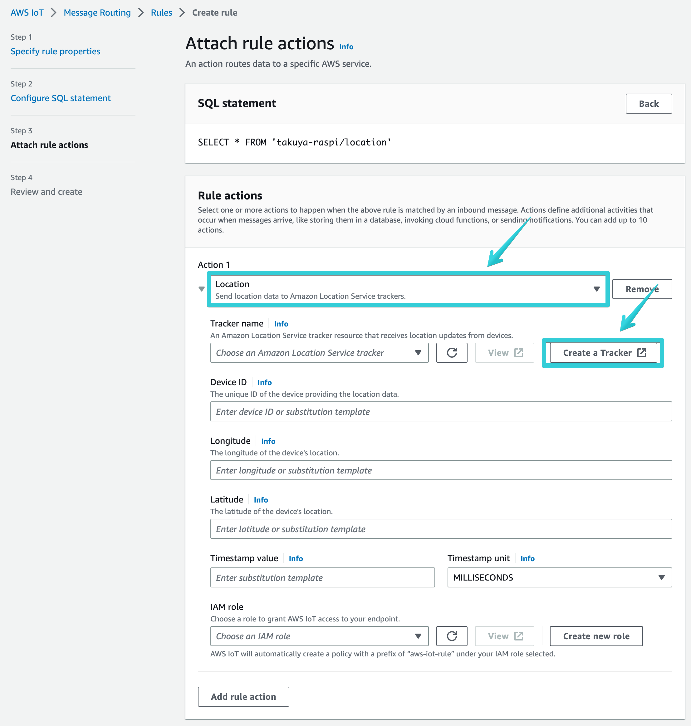AWS IoT - Message Routing - Rules - Create rule 2022-12-10 18-03-04.png