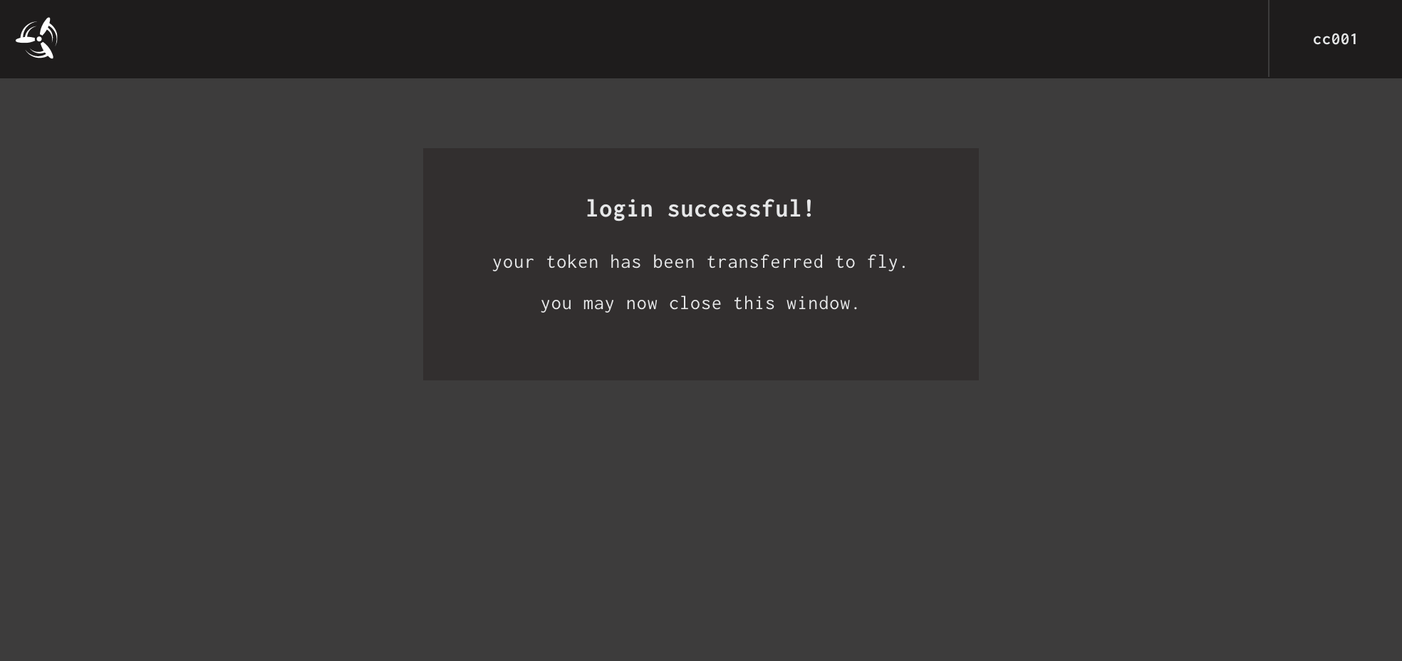 Fly Login Success- Concourse.png