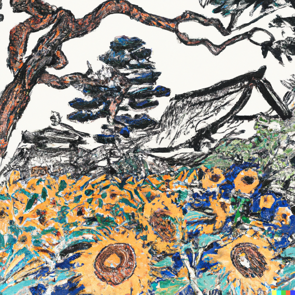DALL·E 2023-05-21 21.01.25 - landscapes around japan in the summer by Van Gogh art.png
