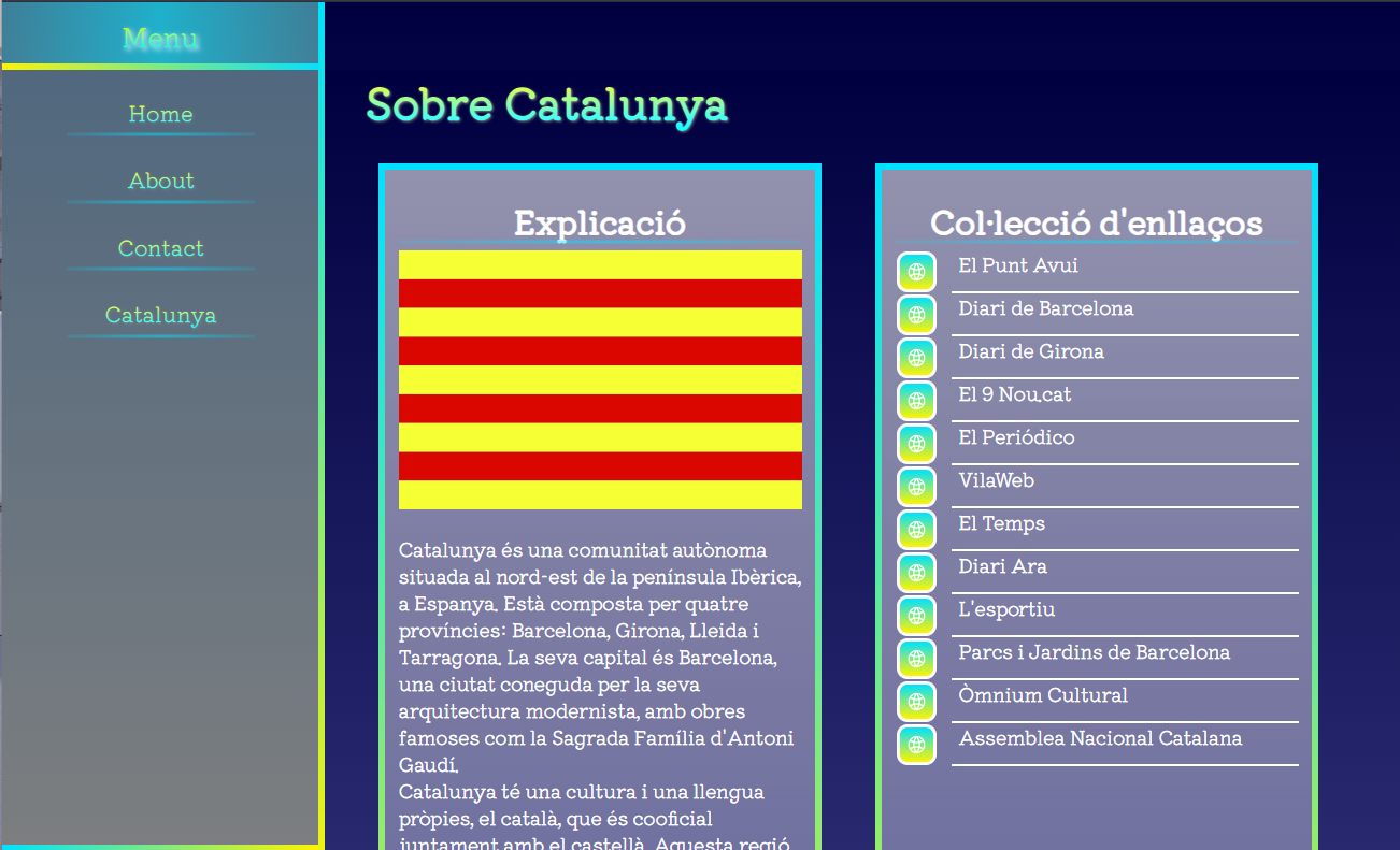実際に作成したページのサンプル