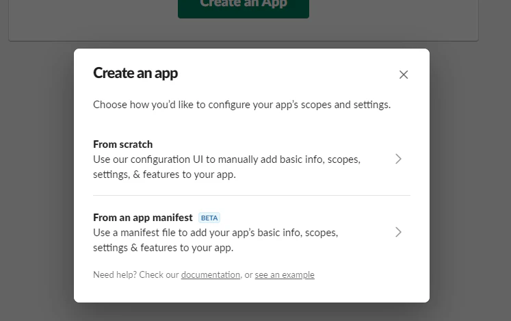 Create a app