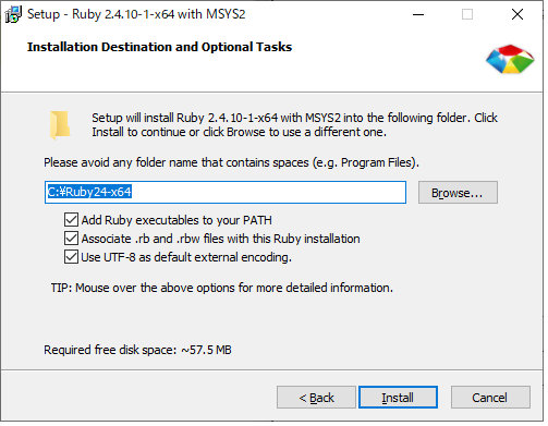 Destination and Optional Tasks