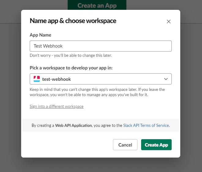 App metadata