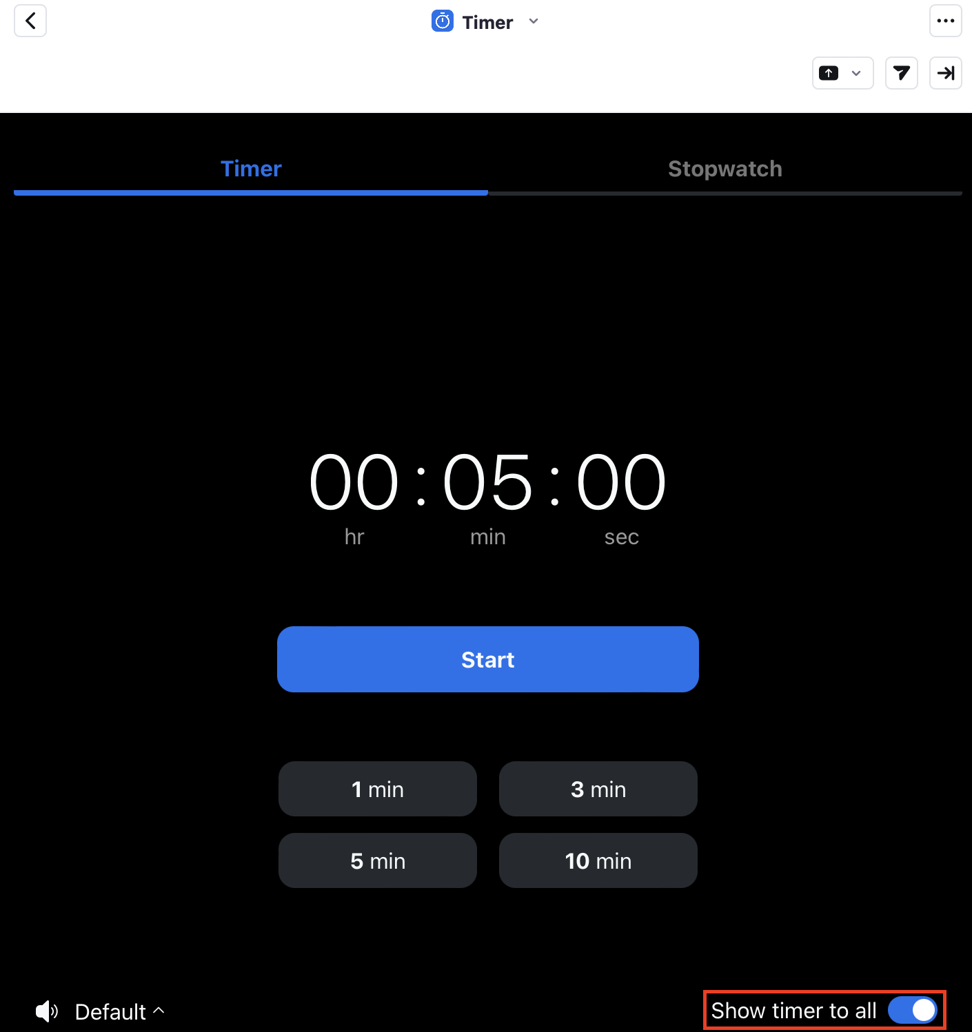 Zoom公式Timerアプリ