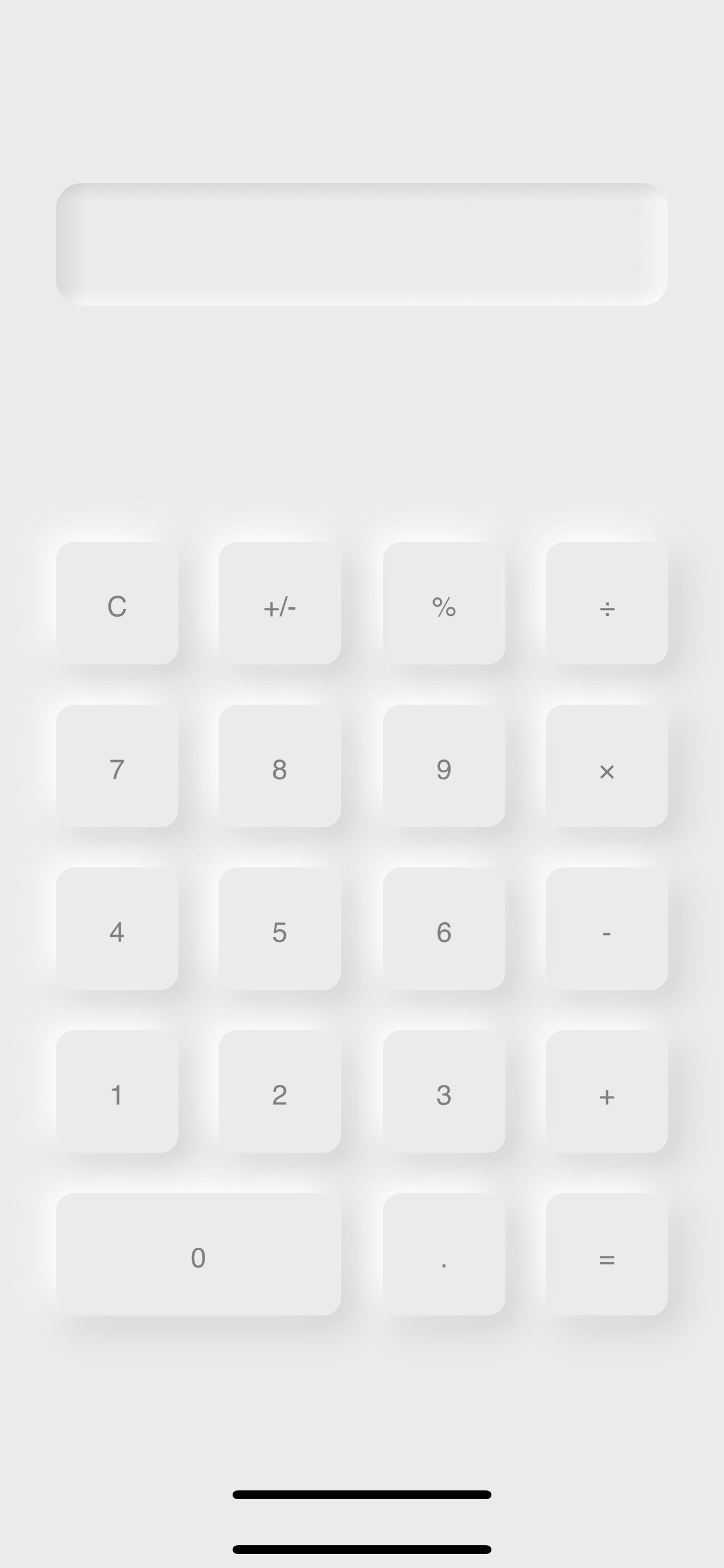 Neumorphismの電卓を作ってみる Qiita Neumorphismの電卓を作ってみる Qiita