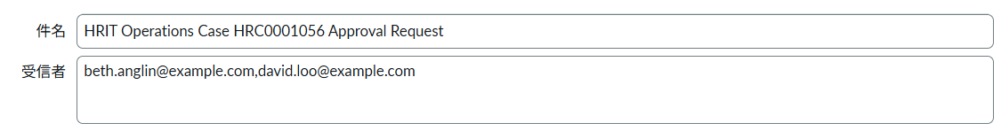 承認通知メール